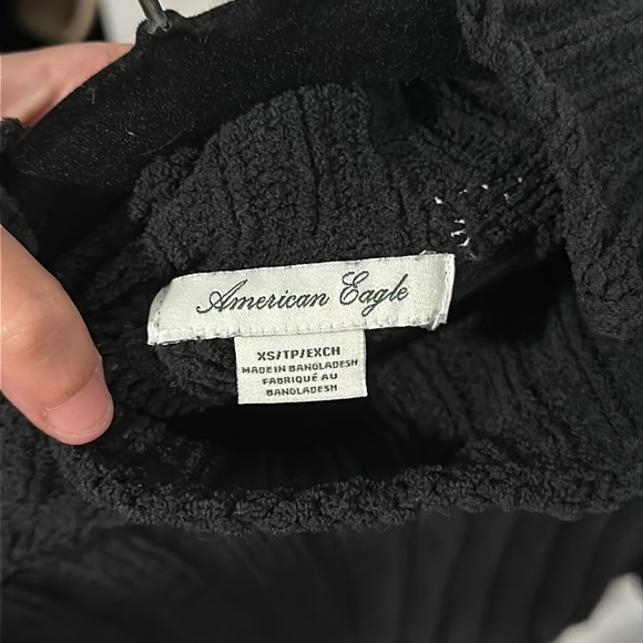 American Eagle Cropped Knit Sweater-top - Picture 4 of 5